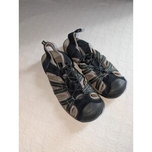 Croft & Barrow Sherman Black Men's Bump Toe Sandals  -  Size 12 NWB